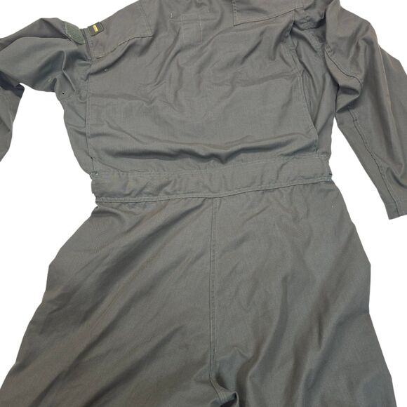 90's MILITARY FLYER'S SUMMER COVERALLS FLIGHT SUIT SIZE 44L Fire Resistant - Picture 7 of 16